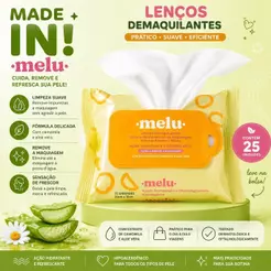 Demaquilante em Lenço Umedecido Ruby Rose HB-207 - Limpeza Suave e Hidratação Facial