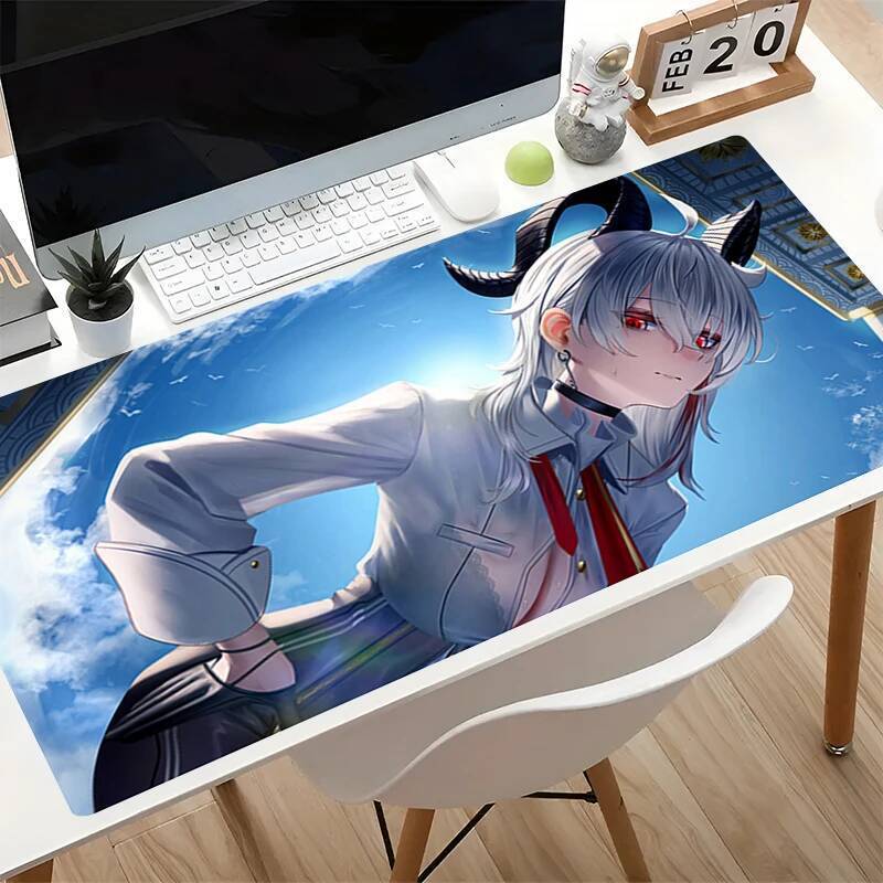 Grande Mouse Pad PC Computador Estendido Tapete De Mesa Borracha Acessórios De Jogos HD Impressão W-wuthering waves Zani