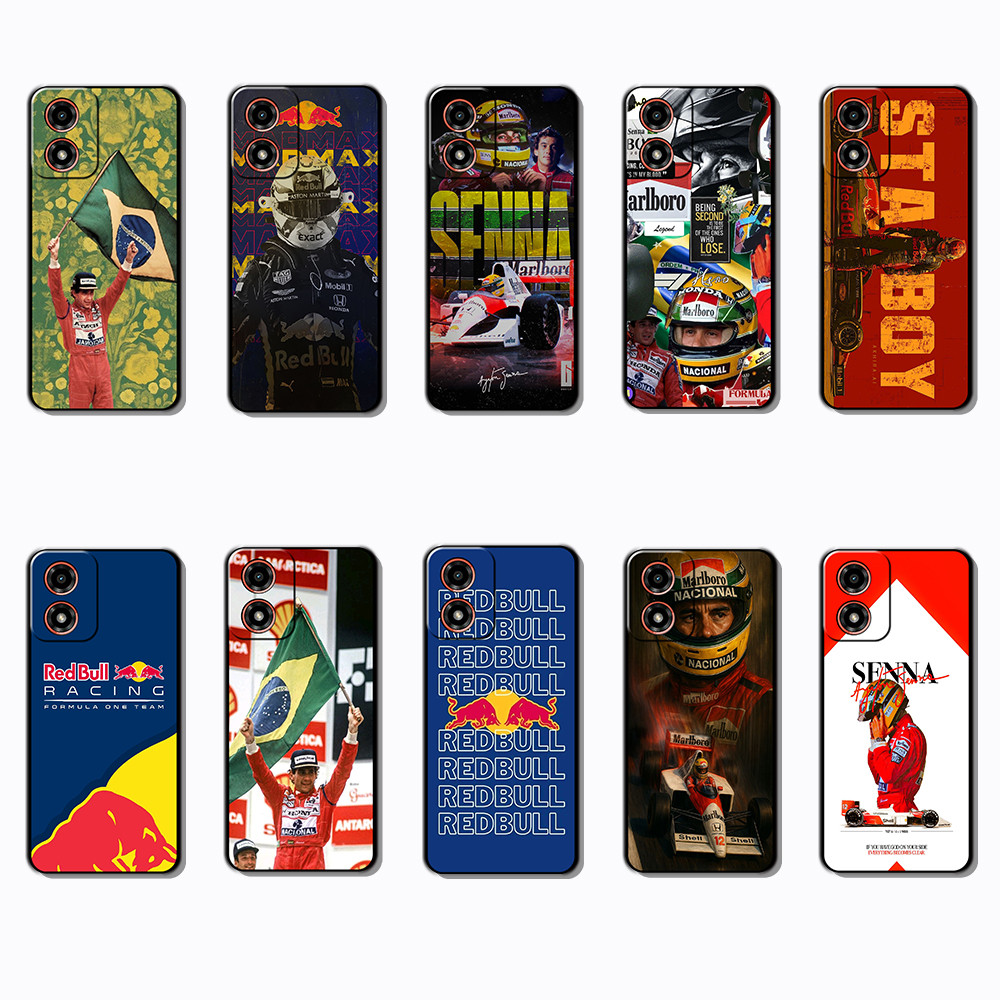 Capa De Telefone Preta Macia E Elegante Para Motorola Moto G04 G04S G05 G15 G35 