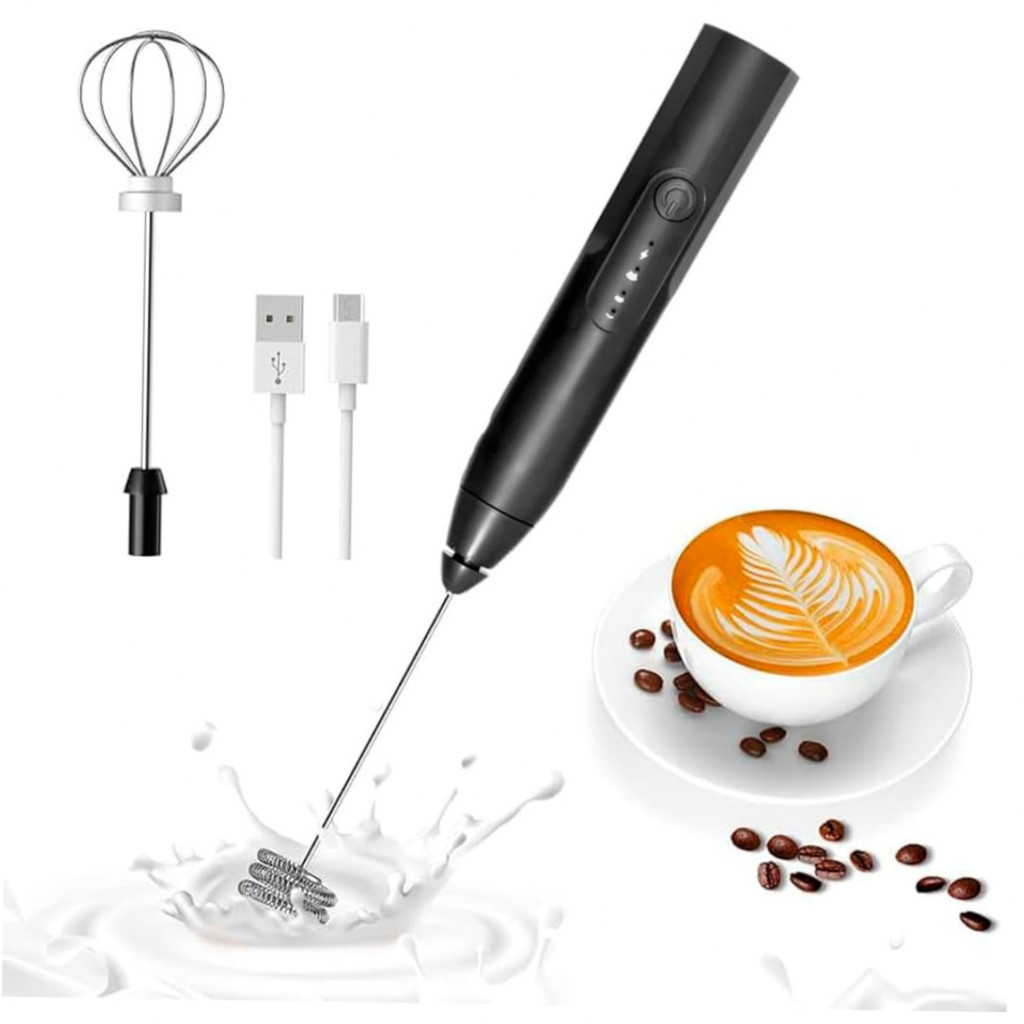 (Premium) Mini Batedor Mixer Elétrico Portátil Bivolt