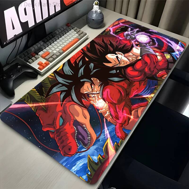 Mouse Pad Gamer Dragon Ball Z Computador Grande XXL Tapete De Mesa Teclado Anime Jogos Acessórios Para PC Mousepad DBZ B