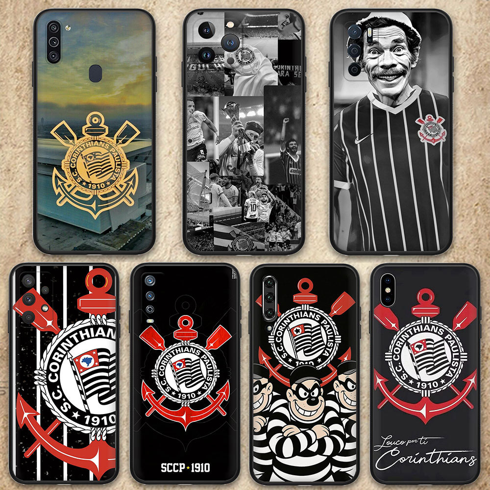 Capa De Telefone Macia 6L20 Corinthians Para Samsung Galaxy A10 A10S A20 A20S A21 A30 A30S A50 A50S A70