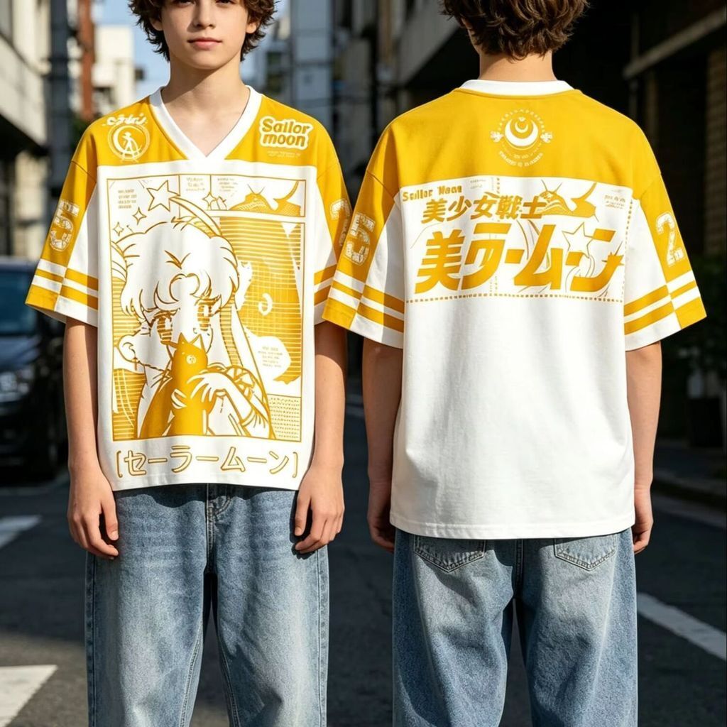 Sailor Moon Anime Impressão 3D Esportes Camiseta Dos Homens Mulheres Meninos Topo Adultos Crianças Pai Criança Vneck Sec