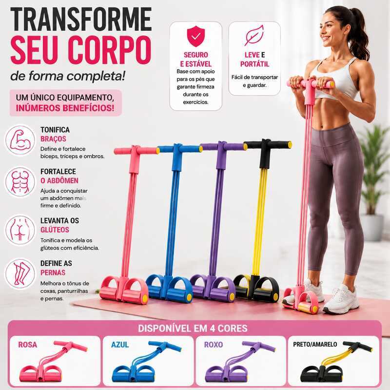 Extensor Elástico Exercícios Academia Ginástica Tensão Forte Faixa Resistência Corda para Puxar Com Apoio 