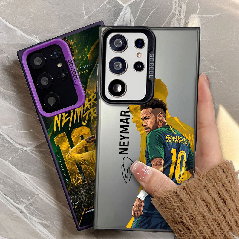 N-Neymars-JR Capa De Telefone De Luxo Para Samsung S26 Ultra S25 FE S23 S24 A57 A37 5G S22 S21 S20 S26EDGE 5G S25 PLUS P