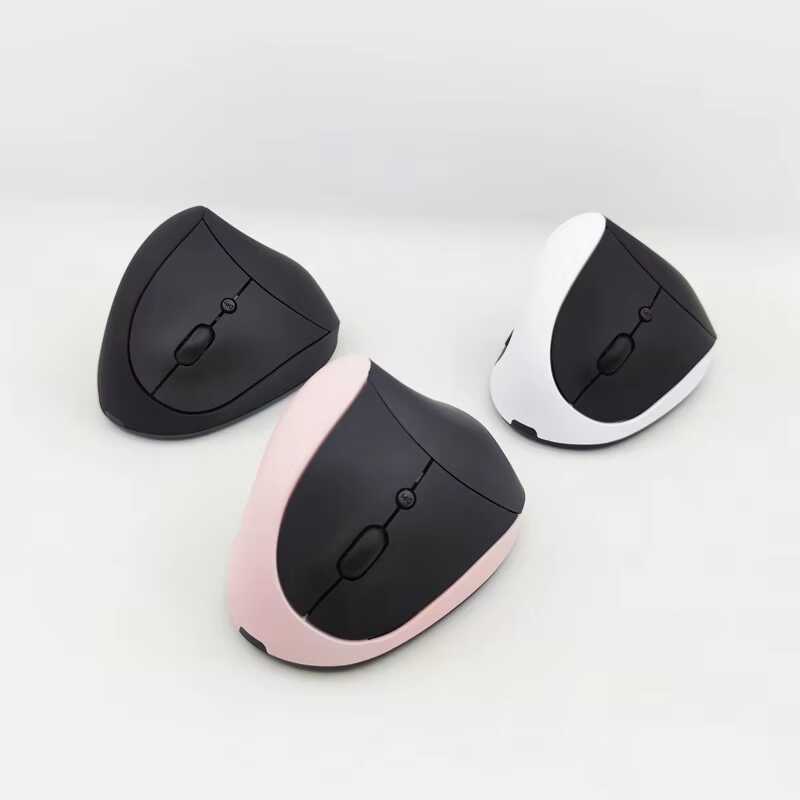 Mouse Vertical Sem Fio Para Mão Esquerda , Trabalho De Escritório E Acessórios De Computador Com Design Ergonômico Uso C