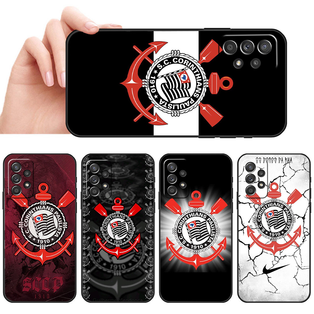Telefone De silicone Macio À Prova D'água Samsung A50 A50S A52 A52S A53 A54 A55 A70 A71 A72 PretoBranco Paulista Raiz Ca