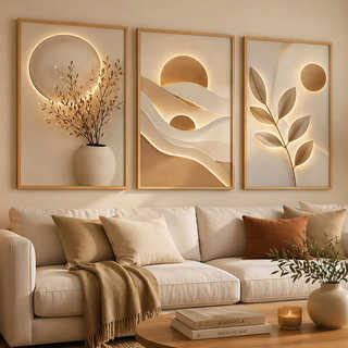 🌸 Quadros 3D Dourados em Promoção! 50% Off