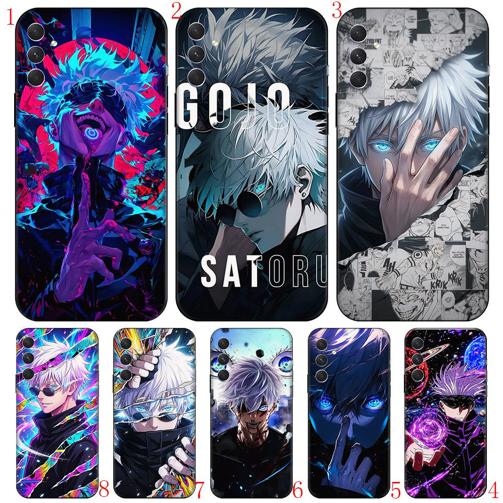 Jujutsu Kaisen (T-8) Samsung A01 Ue A02 M02 A03S A10 S A20 A30 TPU Para Capa De Telefone Protetora De Plástico
