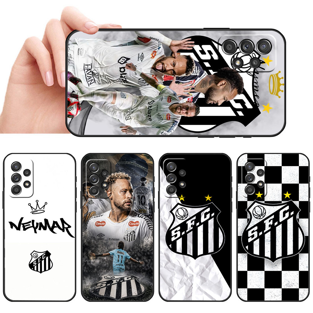 Telefone De silicone Macio À Prova D'água Samsung A50 A50S A52 A52S A53 A54 A55 A70 A71 A72 Estilo PretoBranco Litoral C