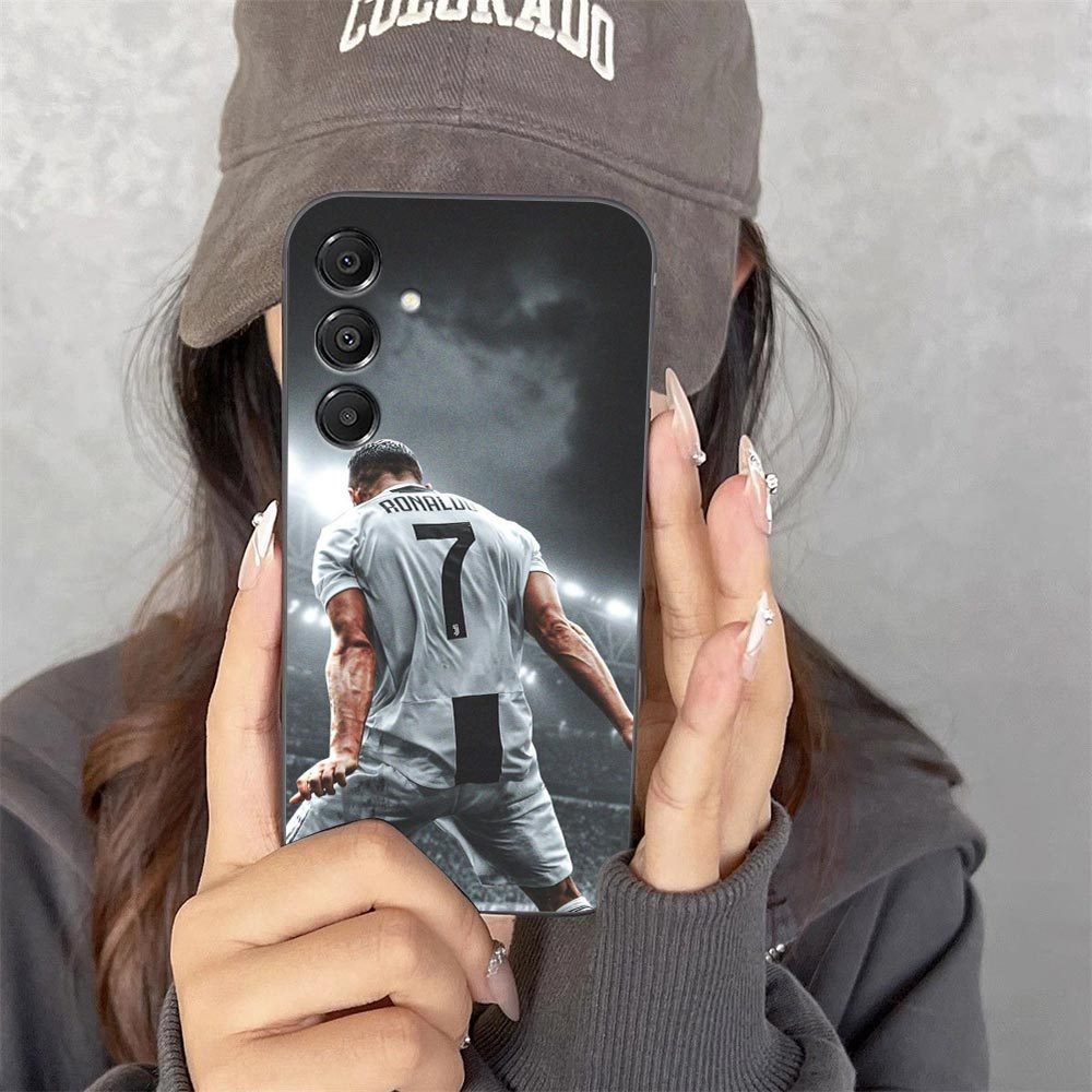 Jogador De Futebol Ronaldo CR 7 Caso De Telefone Para Samsung Galaxy A14 A15 A16 A17 A22 A23 A26 A27 A32 A35 A36 A37 A51