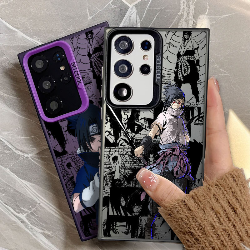 Naruto Sasuke Anime Capa De Telefone De Luxo Para Samsung S26 Ultra S25 FE S23 S24 A57 A37 5G S22 S21 S20 S26EDGE 5G S25
