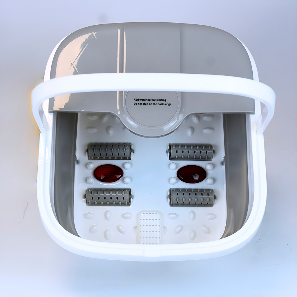 Hidromassageador Elétrico Banheira Spa Pés Pedicure Cor:Cinz