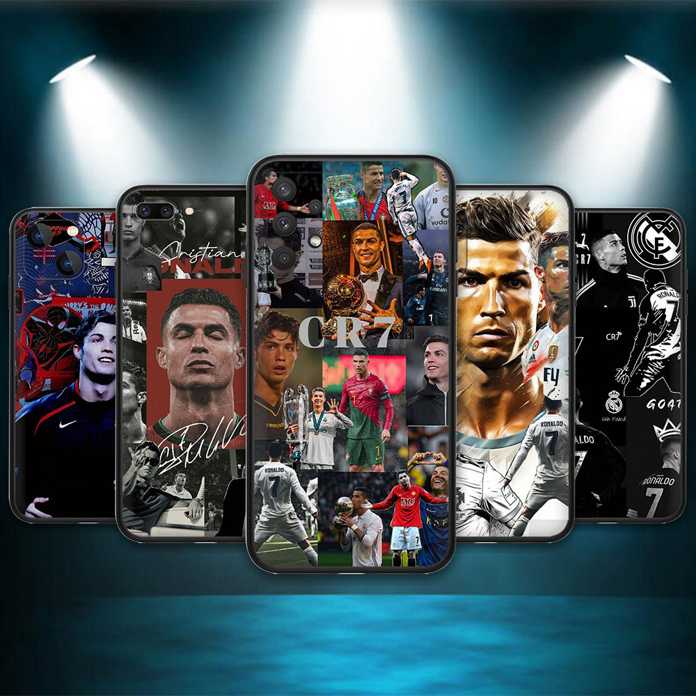 Capa De Silicone TPU 6H83 Cristiano Ronaldo Samsung Galaxy A10 A10S A20 A20S A21 A30 A30S A50 A50S A70 Telefone