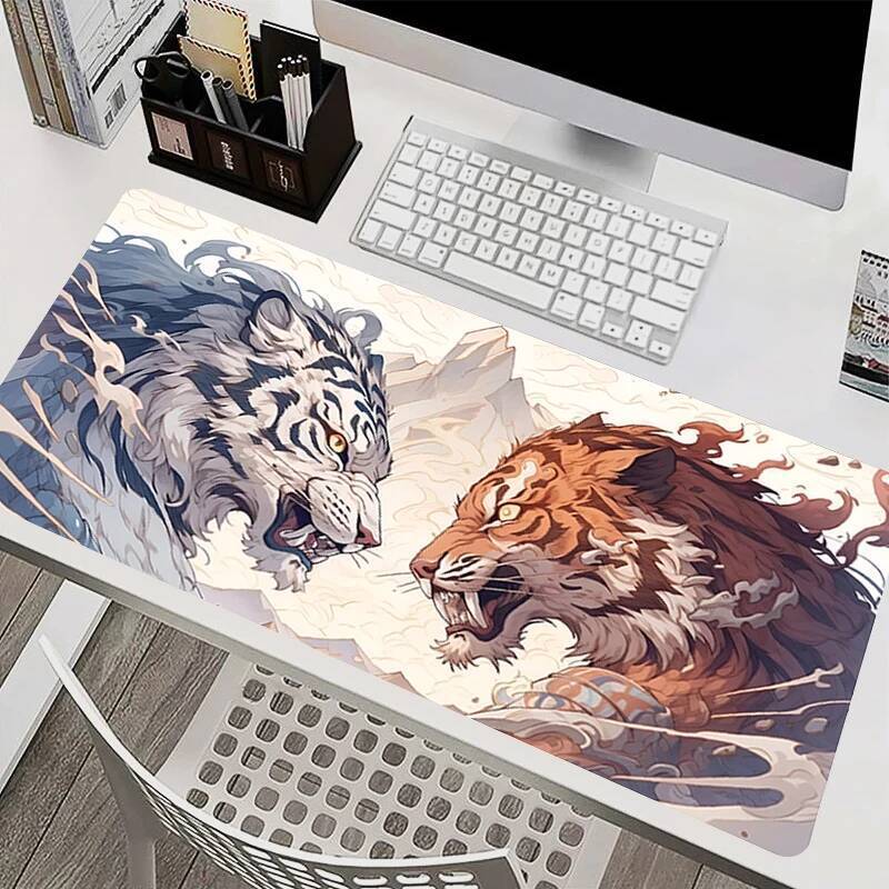 Legal Mouse Pad Antiderrapante Acessórios De Jogos PC Computador Tapete De Mesa Jogo Estendido Teclado Tigre Grande Mous