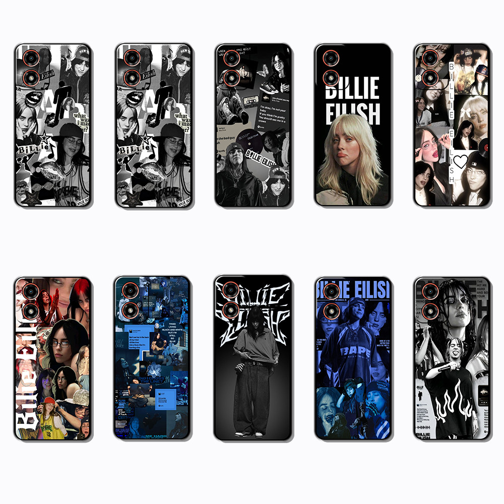 Capa De Telefone Preta Macia E Elegante Para Motorola Moto G04 G04S G05 G15 G35 