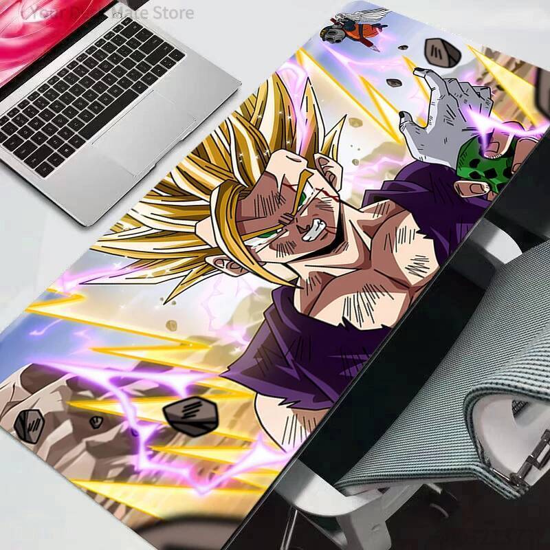Mouse Pad Dragon Ball DBZ Grandes Acessórios De Jogos Gabinete Gamer PC Computador Tapete De Mesa Pads Teclado Tablet Mo