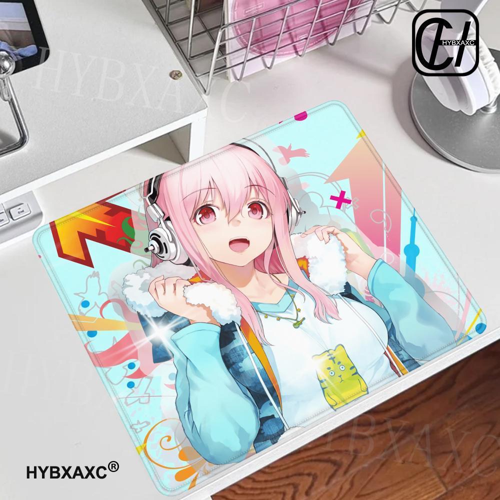 Bonito Super Sonico Mouse Pad 40X45 Quadrado Acessórios Do Computador Tapetes De Mesa De Jogo De Escritório Borracha Ant