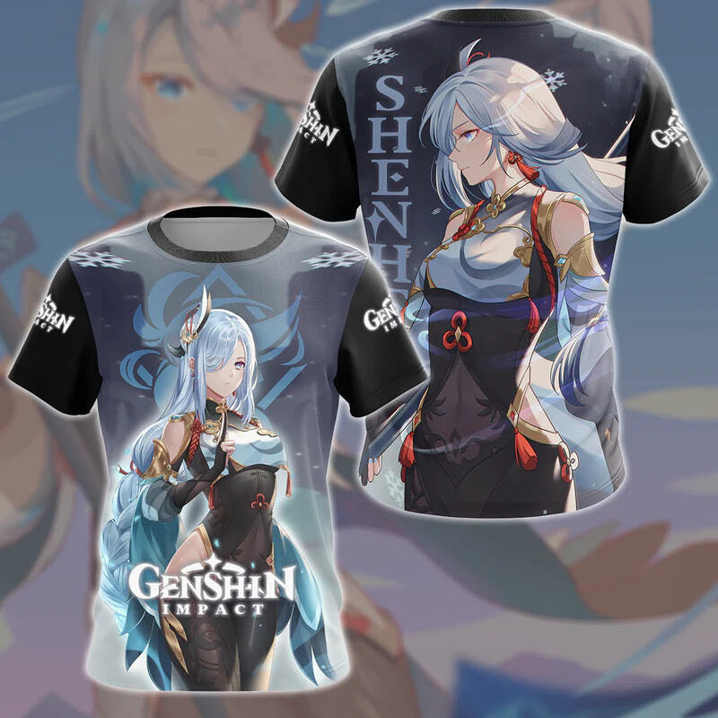 Novo Jogo Genshin Impacto Todos Os Papéis Anime Camiseta Impressão 3D Crianças Cosplay Dos Desenhos Animados T Masculino