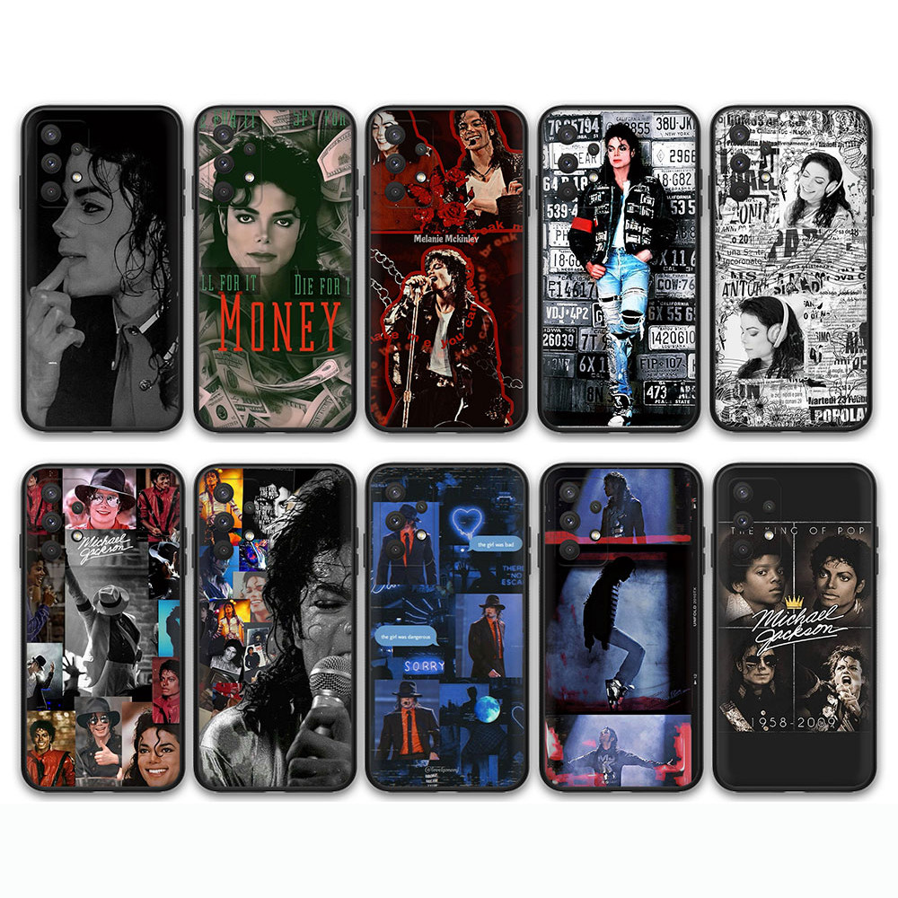 Samsung Galaxy A03 A03Core A01 A02 M02 A02S A03S Capa Macia De Telefone 12S4 Michael Jackson