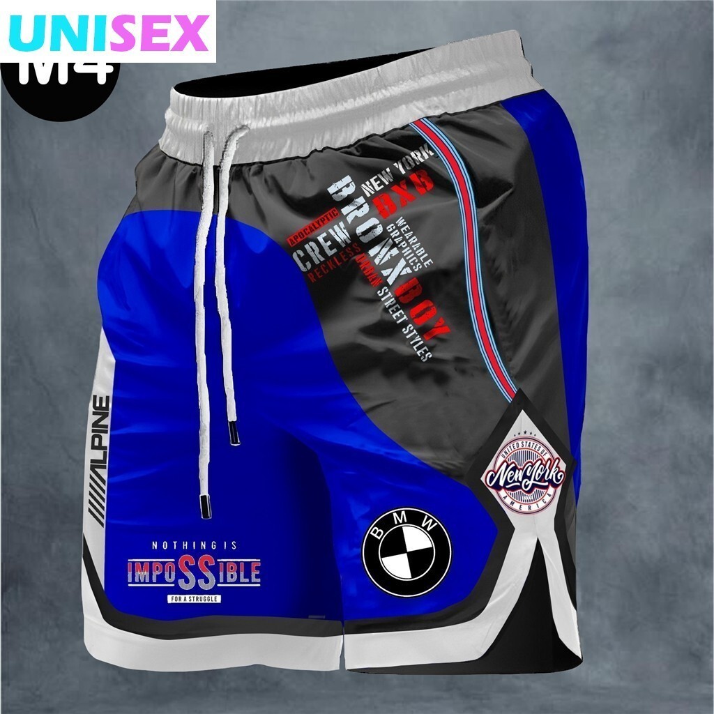 Shorts Bmw De Verão Masculino Estilo Casual Adequado Para De Praia