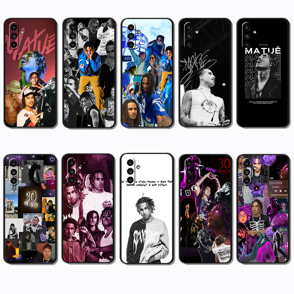 Moda Macio Preto Caso De Telefone Para Samsung Galaxy M15 M54 M62 M23 M14 M34 M3
