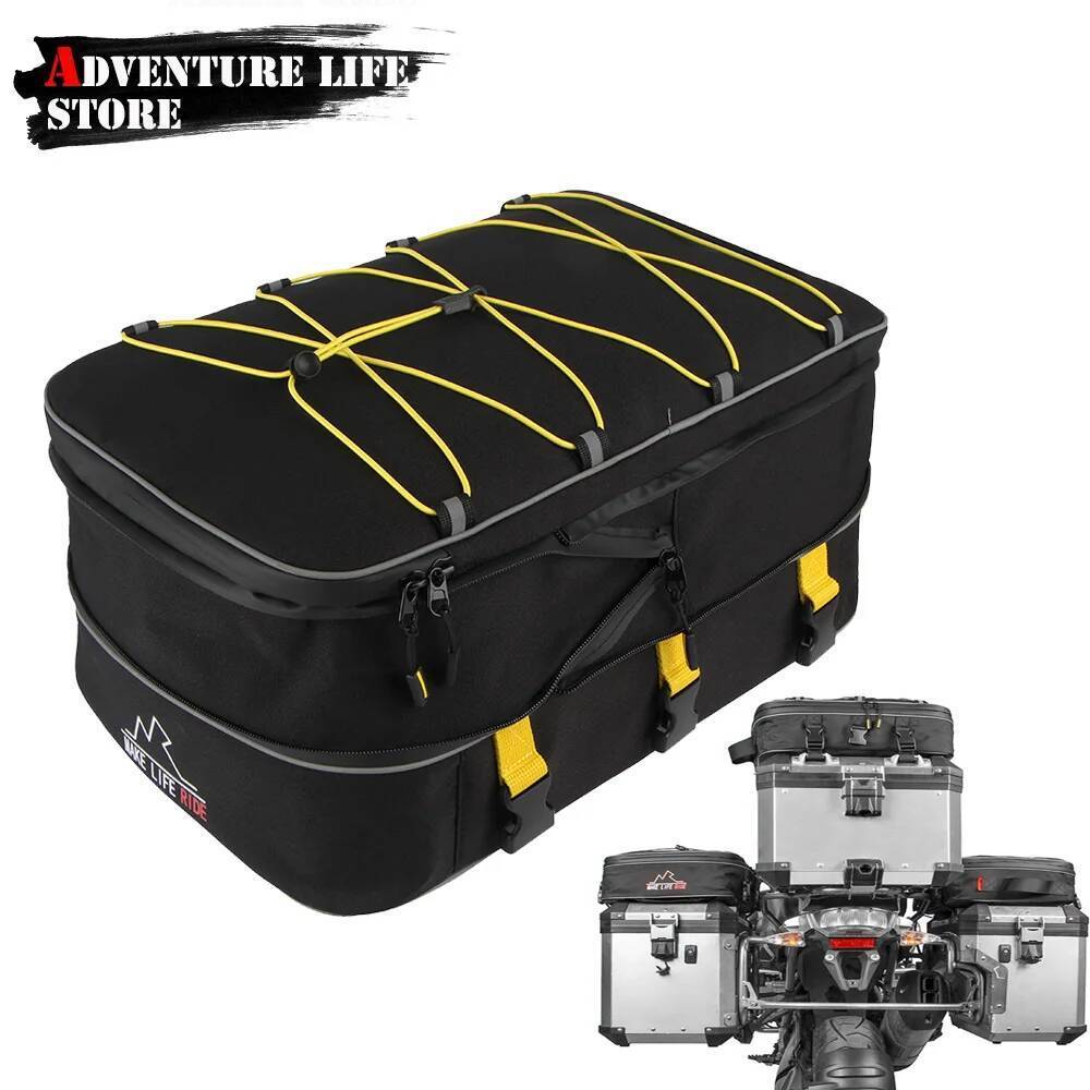 Caixa Superior Universal Panniers Saco Caso Sacos De Bagagem Para BMW R1250GS KAWASAKI SUZUKI Rack Lateral Transportador