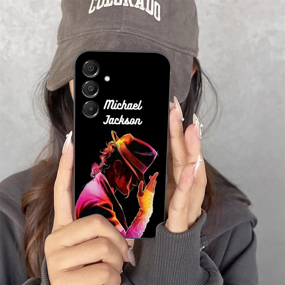 Dançarino Michael Jackson Caso De Telefone Para Samsung Galaxy A14 A15 A16 A17 A22 A23 A26 A27 A32 A35 A36 A37 A51 A52 A