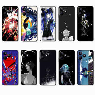 Capa De Telefone Preta Macia E Elegante Para OPPO A60 A40 A3 A5X A5i A5 Pro Land of the Lustrous caseg