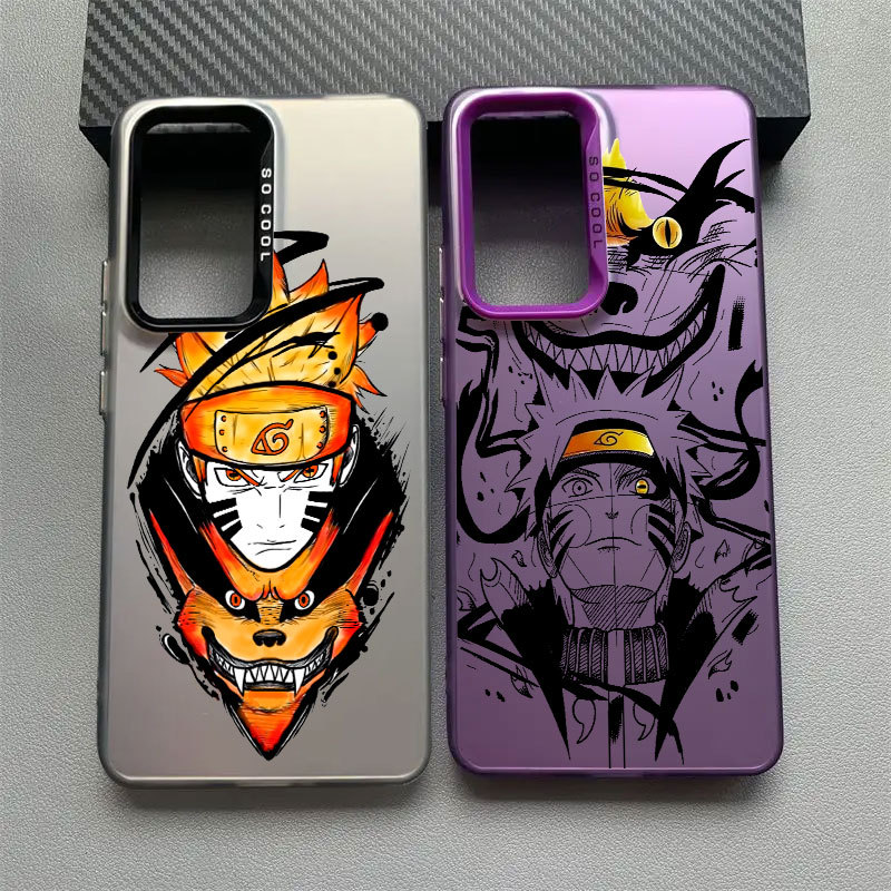 Naruto Nine Tails Anime Capa De Telefone Para Samsung A57 A56 5G A37 A36 A27 A17 A07 A54 A55 A35 A34 A32 A52 A53 A16 A26