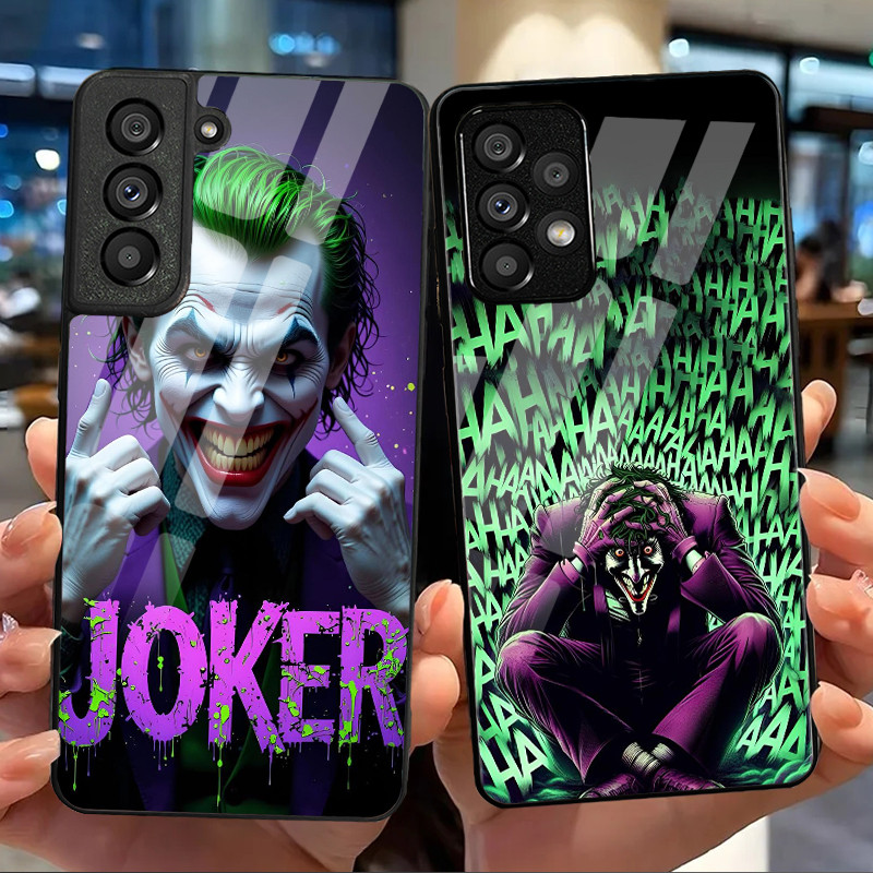 Coringa 04 Capa De Telefone De Vidro Para Samsung Galaxy S20 FE S20 Plus S21 S22 S23 S23 S24 S25 S26 Ultra