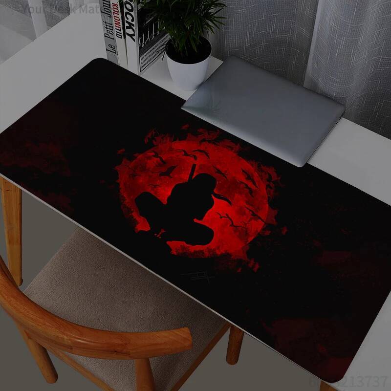 Itachi Uchiha Mouse Pads Gamer Computador Grande XXL Tapete De Mesa Teclado Anime Acessórios De Jogos Mousepad