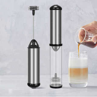Batedor elétrico doméstico pequeno batedor de leite batedor de leite agitador de café ovo branco creme liquidificador