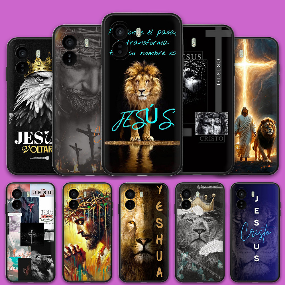 Capa De Telefone Para Samsung Galaxy A03 A03Core A01 A02 M02 A02S A03S Q671 Jesus Silicone Macio