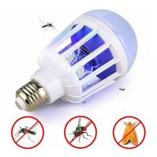 Lâmpada Led e UV Bulbo Repelente Mata Mosquito Moscas 15W - 110v