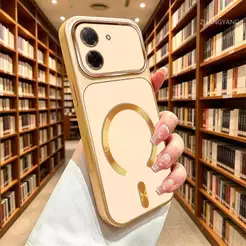 Capa Para Redmi A5 4G A7 4G Silicone Fosco anti Gota TPU De Telefone Estética metal Anel De Sucção Magnética Novo design