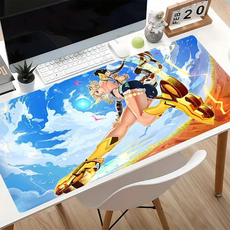 Mouse Pad Para Computador , Tapete Jogos , Anime , Teclado , Acessórios De Jogo , XXL Estendido , Mesa , G-genshin , Imp