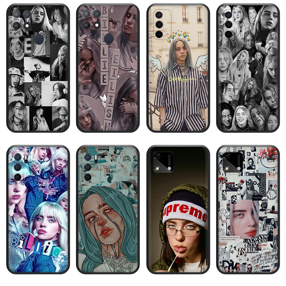 Samsung Galaxy A03 A03Core A01 A02 M02 A02S A03S TPU Capa Macia 28V2 Billie Eilish Caixa De Telefone