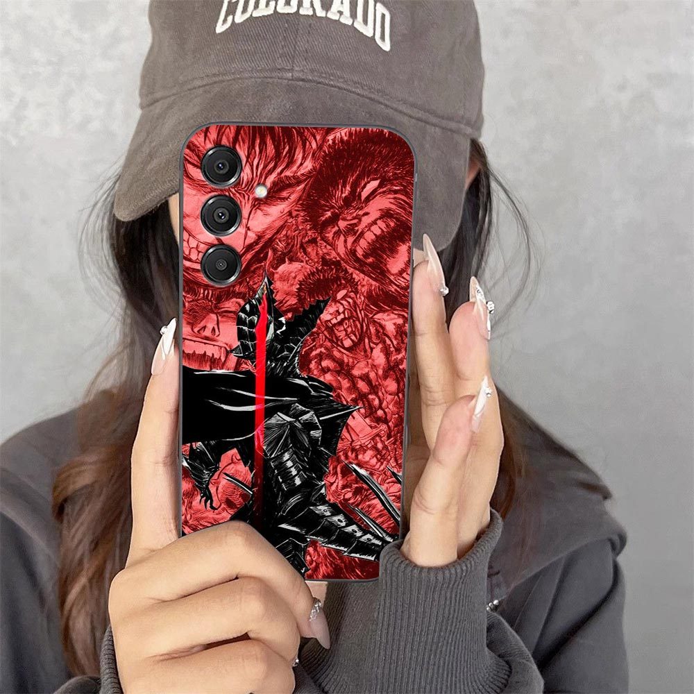 Sangue Berserk Guts Manga Caso De Telefone Para Samsung Galaxy A14 A15 A16 A17 A22 A23 A26 A27 A32 A35 A36 A37 A51 A52 A