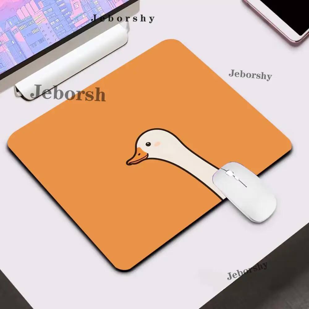Bonito Pato Mouse Pad Acessórios De Computador Tapetes De Mesa De Jogo De Escritório Borracha Antiderrapante Mousepads P