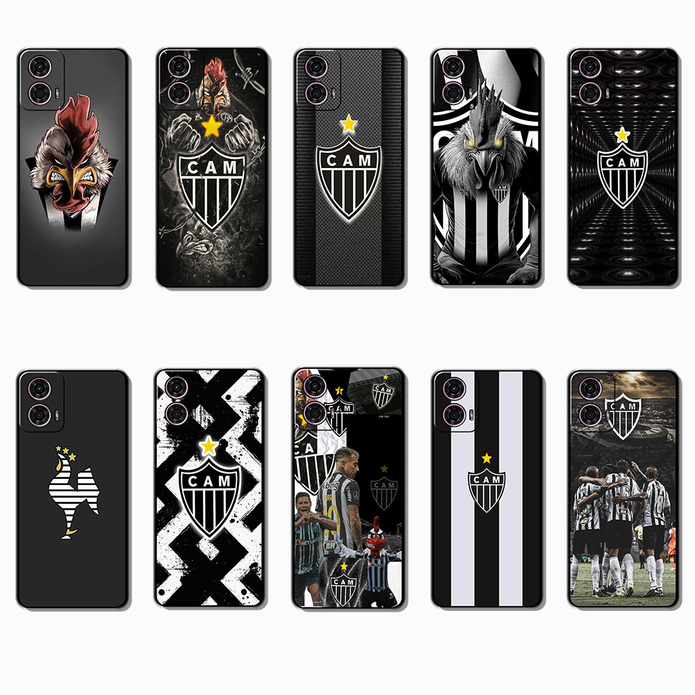 Capa De Telefone Preta Macia E Elegante Para Motorola Moto G24 G34 G85 G45 S50NE