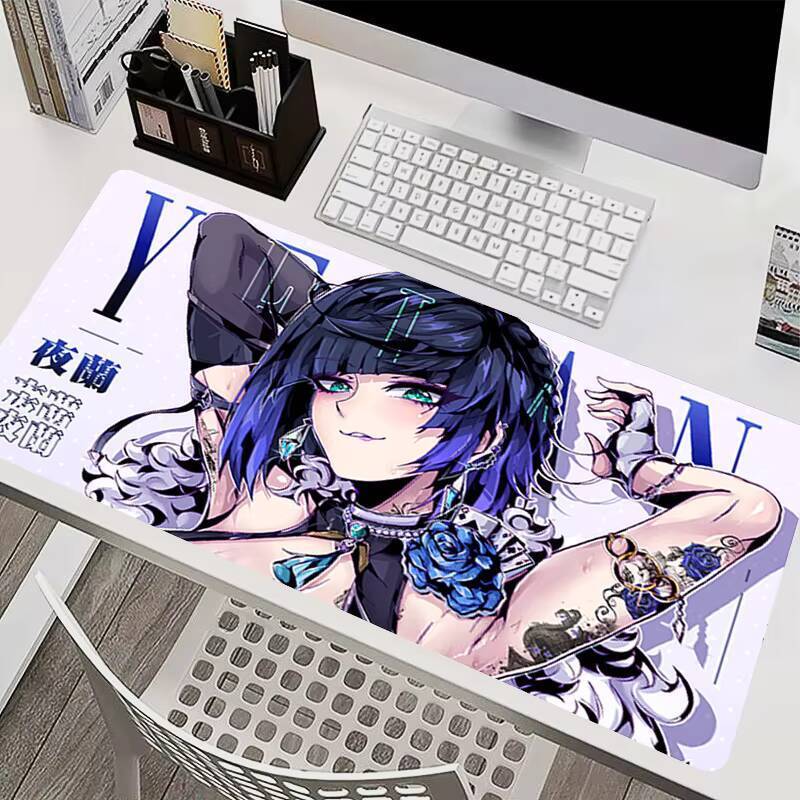 Gaming Mouse Pad Acessórios De Computador Gamer Grande Tapete De Teclado Antiderrapante Esports Mesa G-genshin Impacto Y