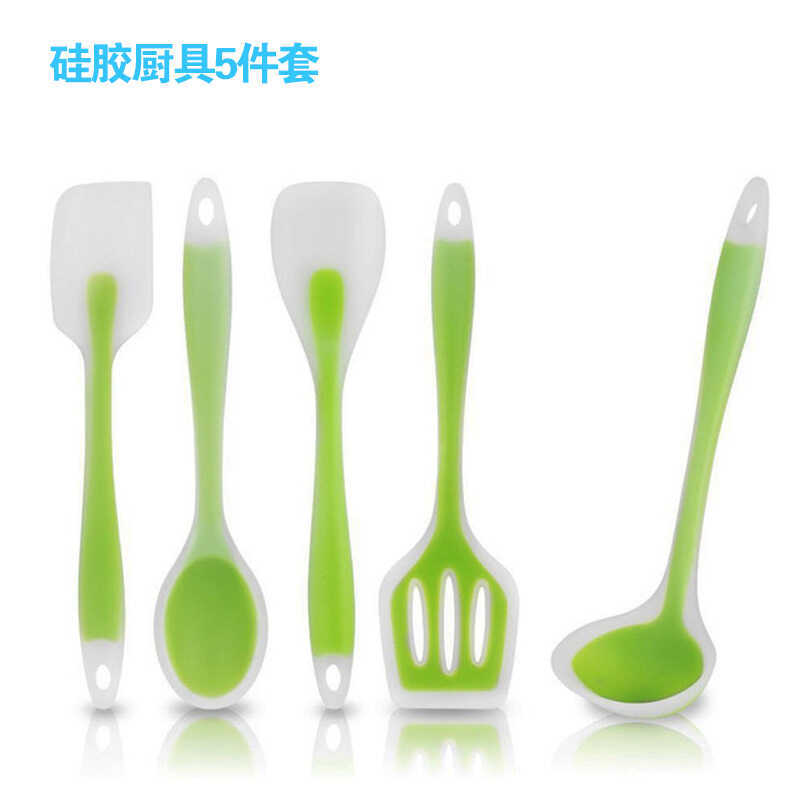 Conjunto de utensílios de cozinha de silicone de uma peça espátula de cozinha colher antiaderente ferramenta de cozinha 