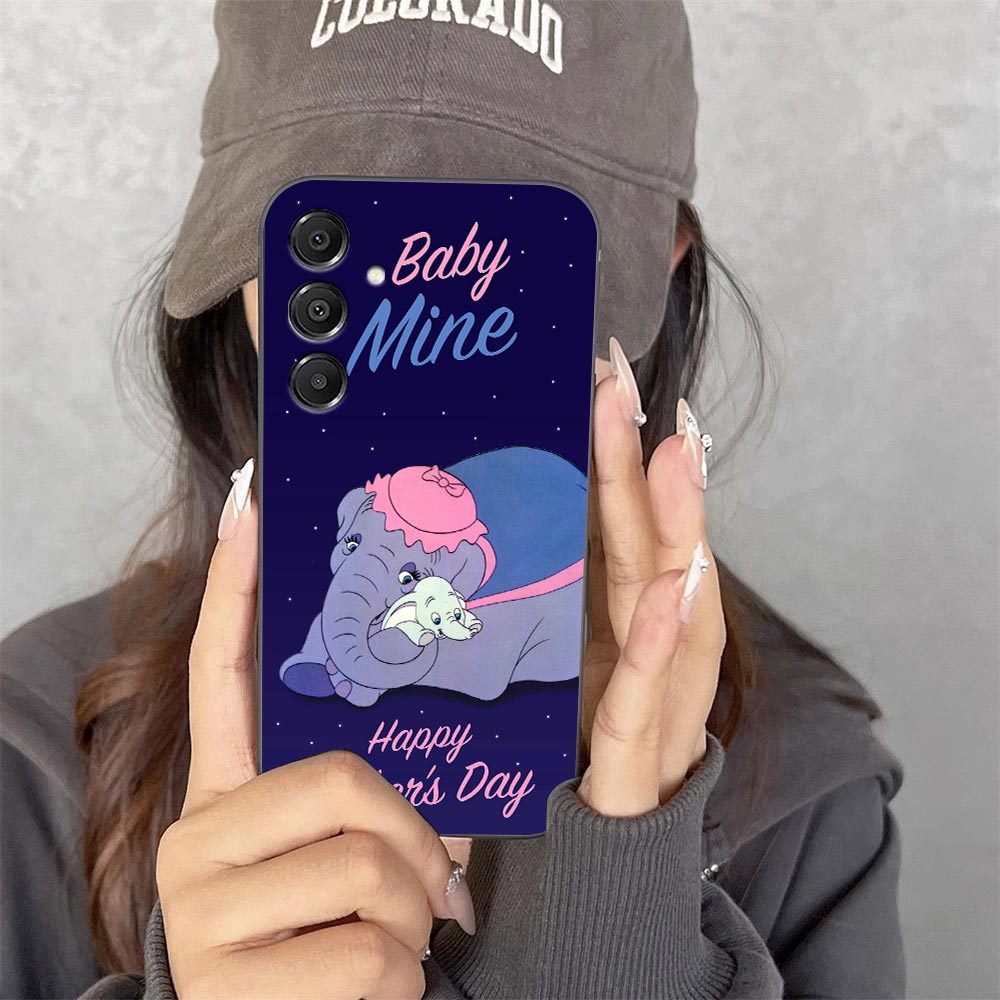 Disney Dumbo Caso De Telefone Para Samsung Galaxy A14 A15 A16 A17 A22 A23 A26 A27 A32 A35 A36 A37 A51 A52 A53 A54 A55 A5