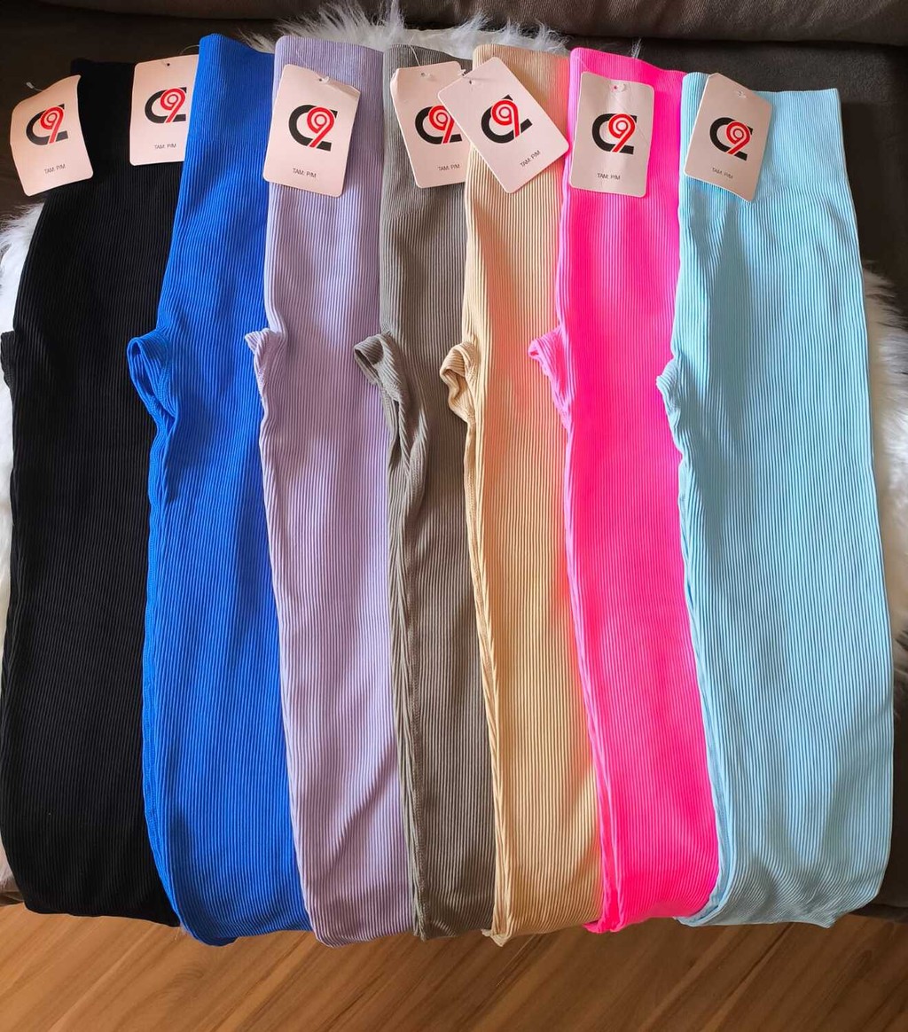 Legging esportiva de poliamida de cintura alta -cod:B28 em Oferta na Shopee