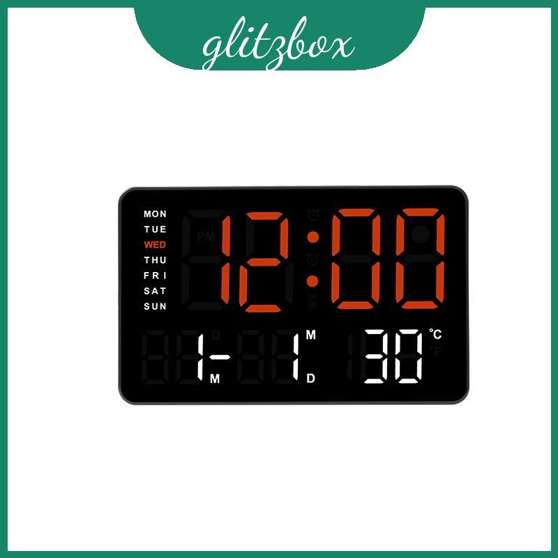 Relógio De Mesa Simples Led Eletrônico Com Alarme De Data E Hora Para Uso Em Home Office