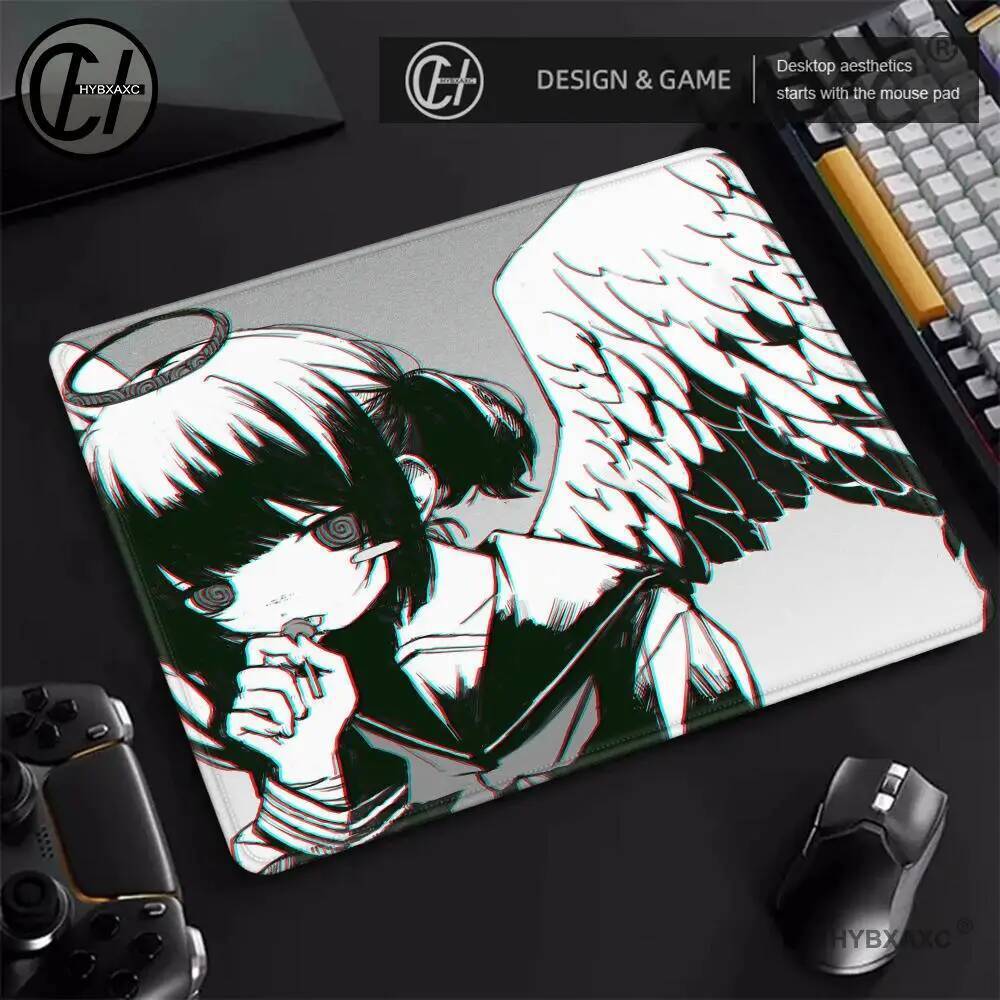 Anime Japonês Vento Escuro Empregada Bonito Pequeno Mouse Pad Acessórios De Computador Teclado Antiderrapante Mousepad H