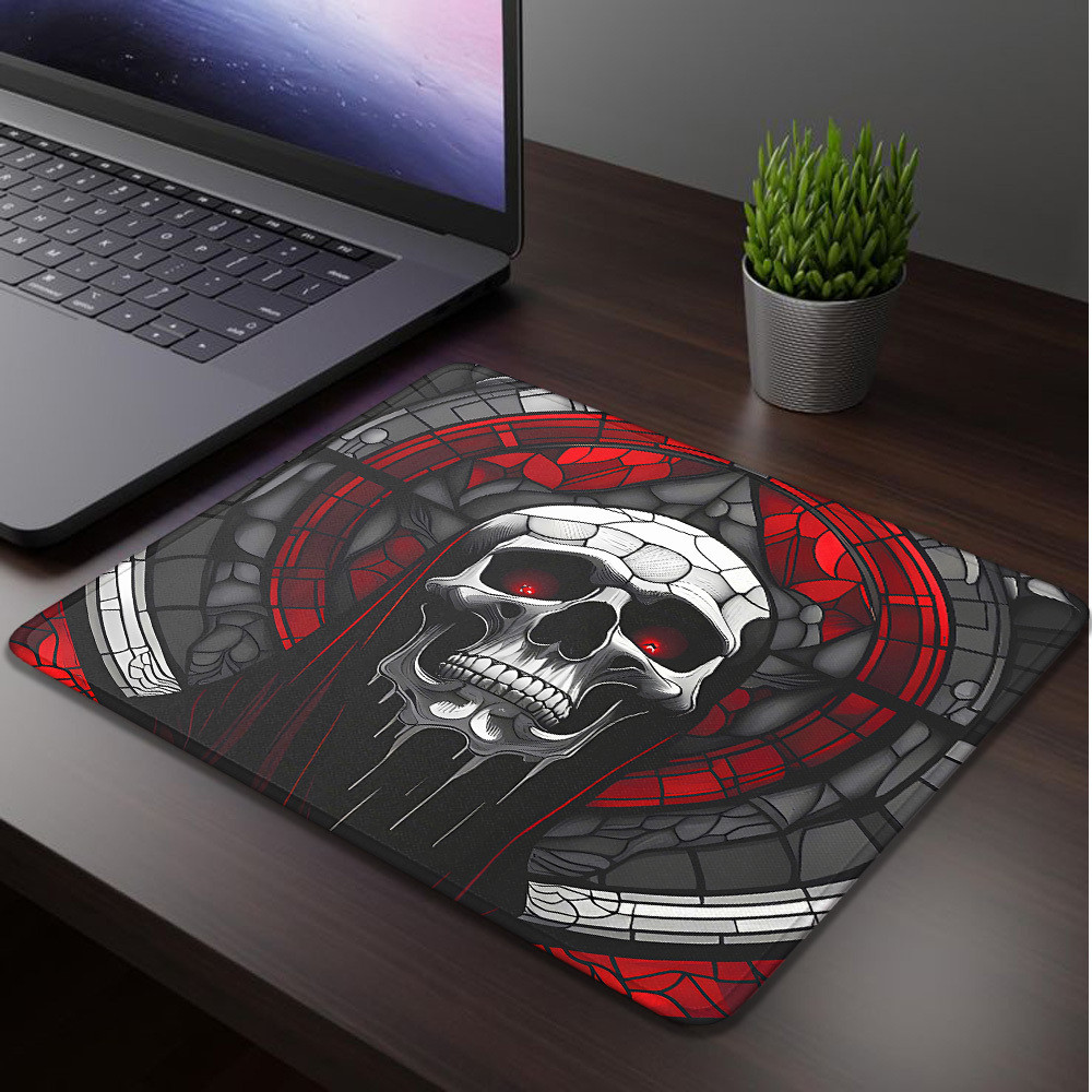 Crânio Computador Mouse Pad Esteira De Jogos Mausepad Mousepad Velocidade Mouspad Deskmat Acessórios De Escritório Gamer