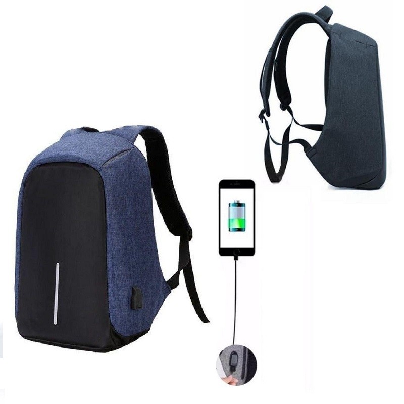 Mochila Executiva Antifurto Impermeável Notebook 16” Entrada USB Resistente