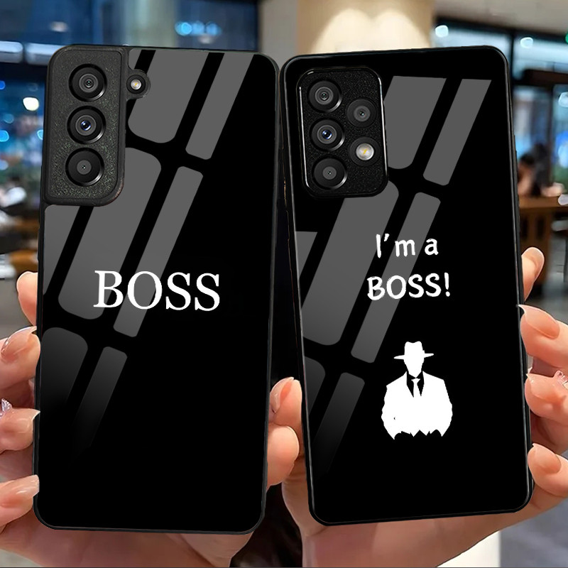 Chefe 01 Caso De Telefone Vidro Para Samsung Galaxy S20 FE S20 Plus S21 S22 S23 S23 S24 S25 S26 Ultra Capa